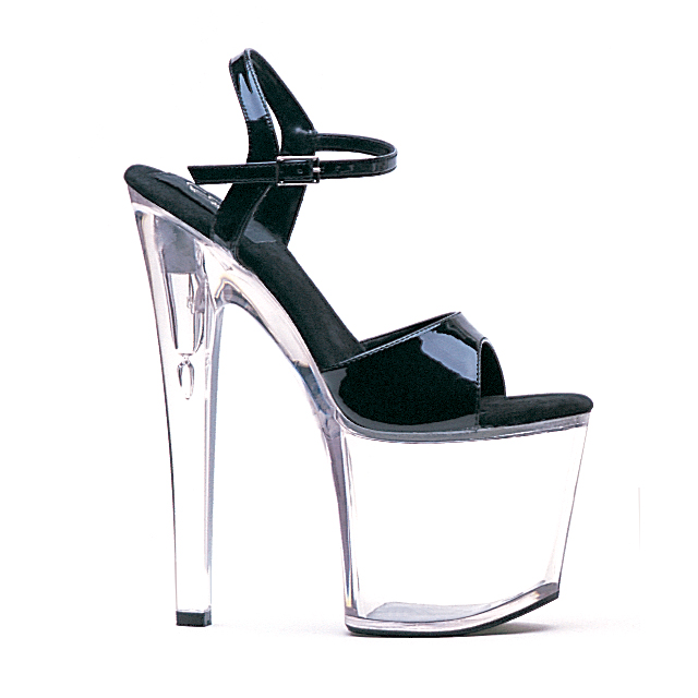 Juliet - 8 Inch Clear Bottom Sandal